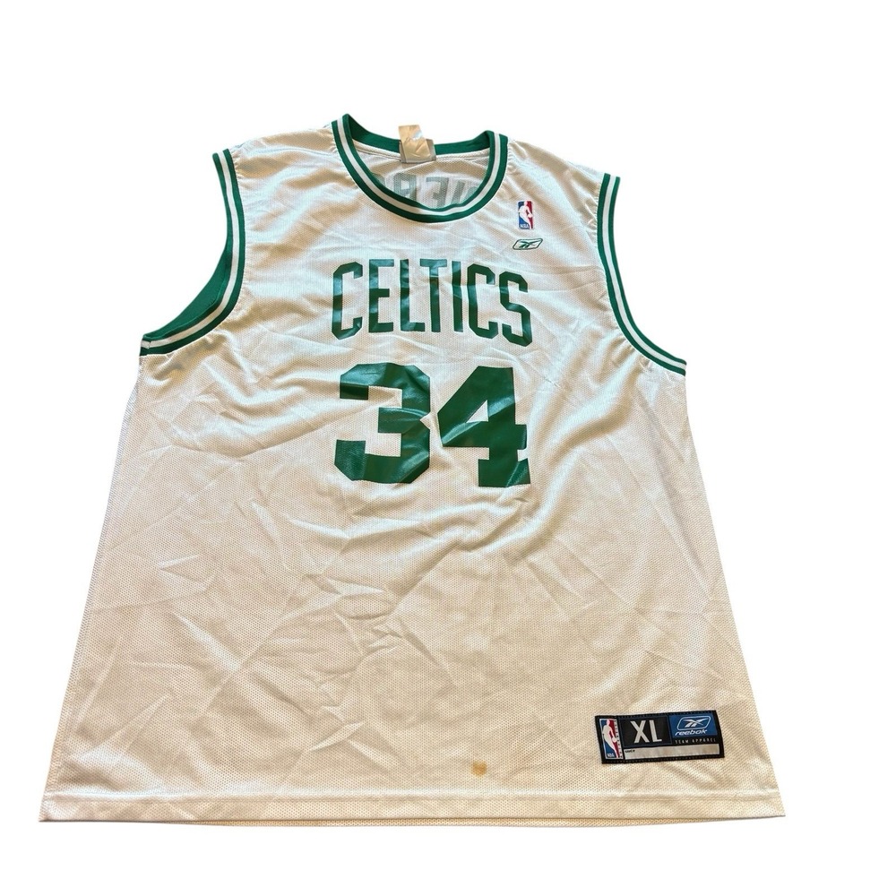 Reebok Paul Pierce Boston Celtics Jersey Mens‎ XL Vintage NBA